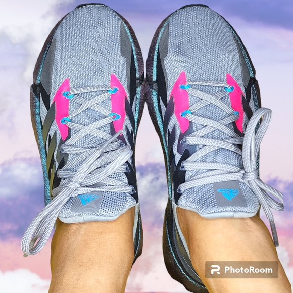 Adidas Boys X9000L4 Gray Reflective Running Shoes Sneakers Sz 6½ B or 8 Woman's - Picture 4 of 16